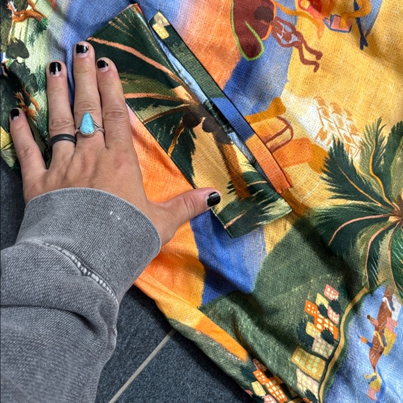 FARM Rio Multicolor Tropical Long Sleeve Dress - Picture 3 of 9